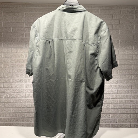 Field & Stream Mens XXL Button Up Short Sleeve Fishing Shirt Gray - Picture 2 of 5